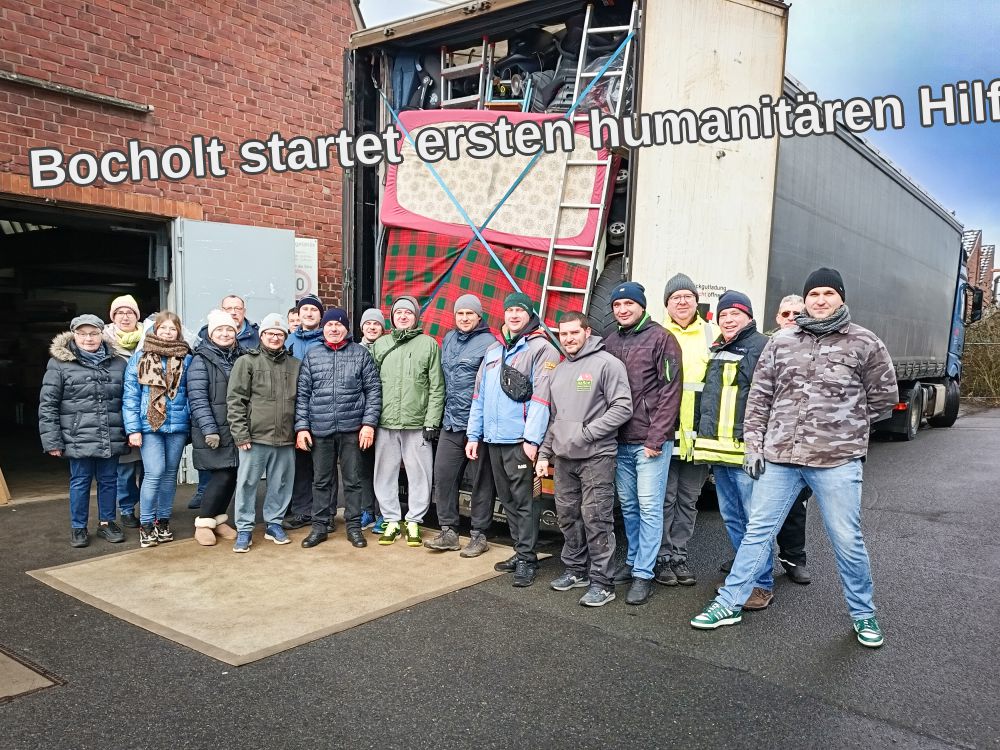 Bocholt Startet Ersten Humanitaeren Hilfstransport Im Neuen Jahr Nach Werchniodniprowsk 06 01 2026