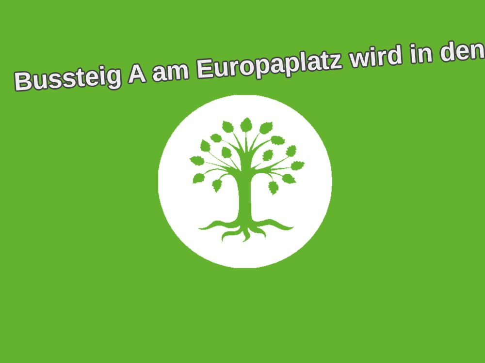 Bussteig A am Europaplatz wird in den Sommerferien gesperrt