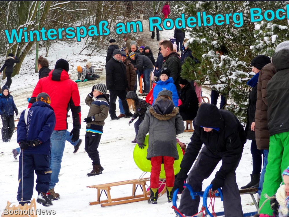 Ein Seltenes Winterwunder Bocholts Rodelberg Im Januar Im Dauereinsatz