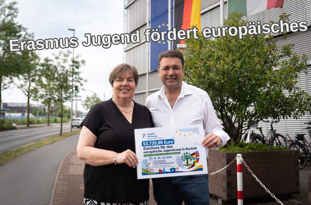 Erasmus Jugend fördert europäisches Jugendcamp der Stadt Bocholt