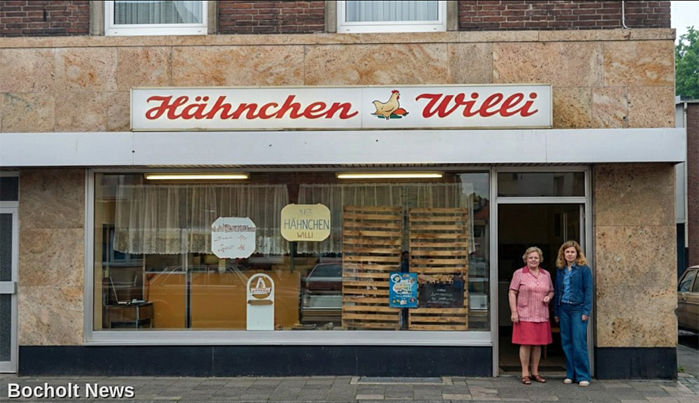 DER EINST BEKANNTESTE IMBISS HAENCHEN WILLI IN BOCHOLT