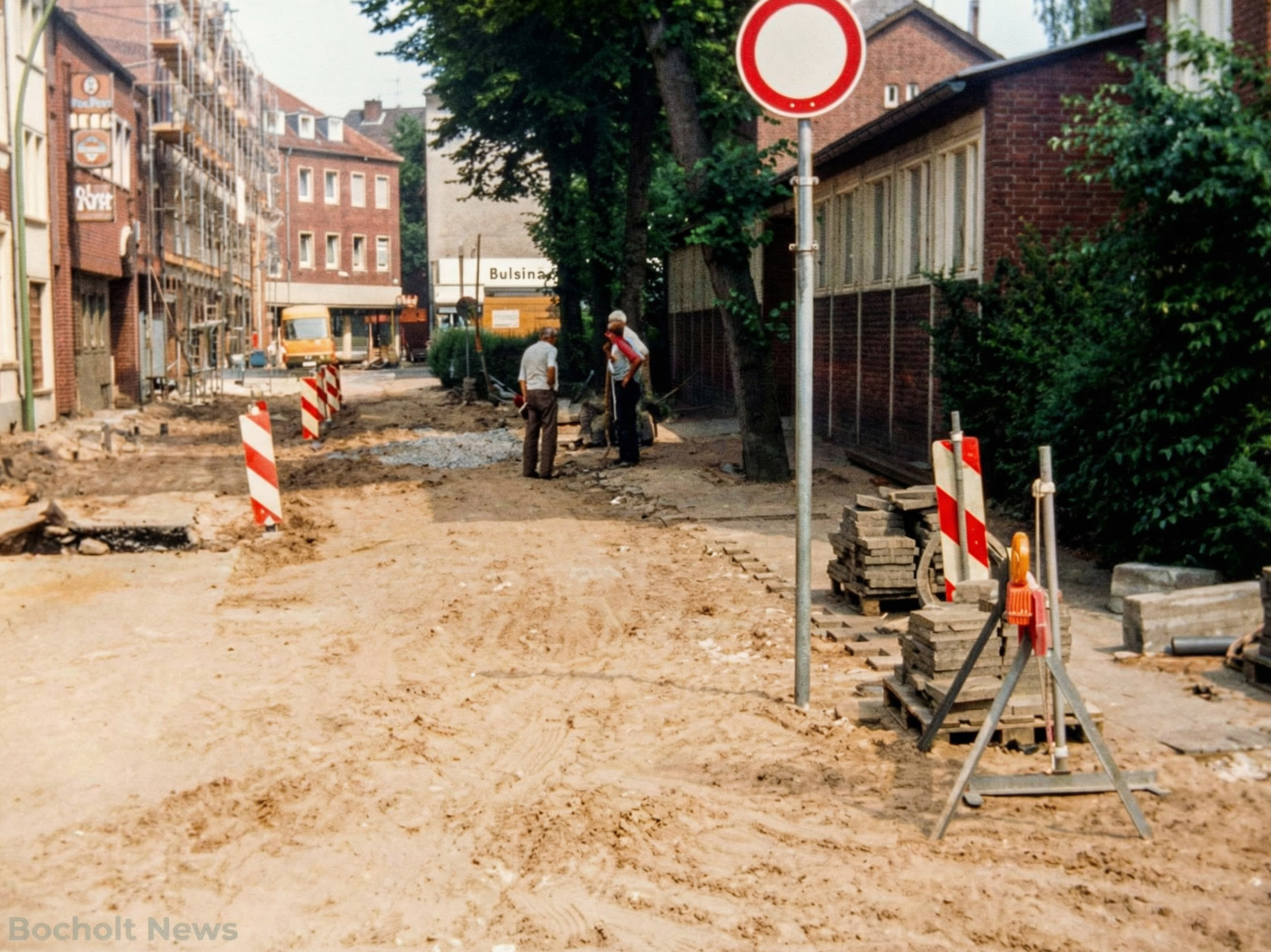 NEUGESTALTUNG DER REBENSTRASSE IN DEN 80ER JAHREN