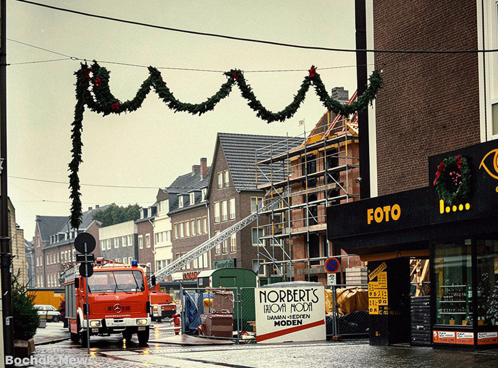 WEIHNACHTEN 1988 RICHTETE EIN STURM IN BOHOLT SCHAEDEN AN
