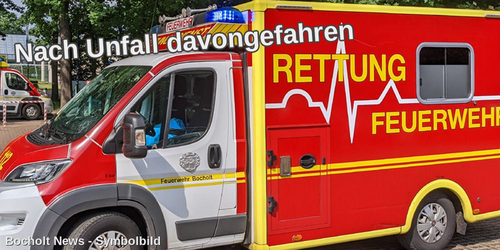 Nach Unfall Davongefahren 19 01 2026