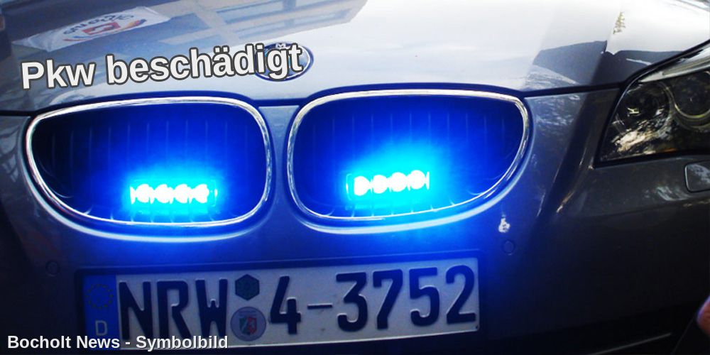 Pkw beschädigt
