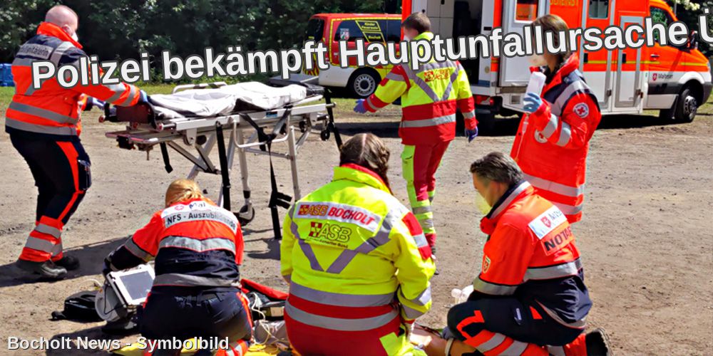  Polizei bekämpft Hauptunfallursache Überhöhte Geschwindigkeit