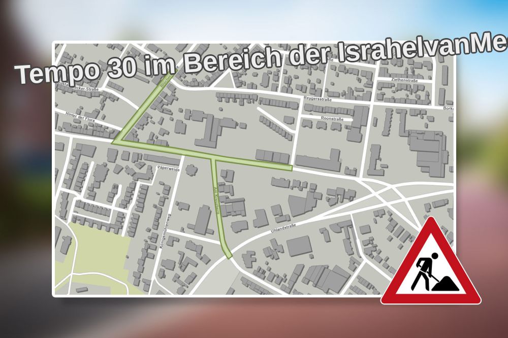 Tempo 30 im Bereich der IsrahelvanMeckenemRealschule