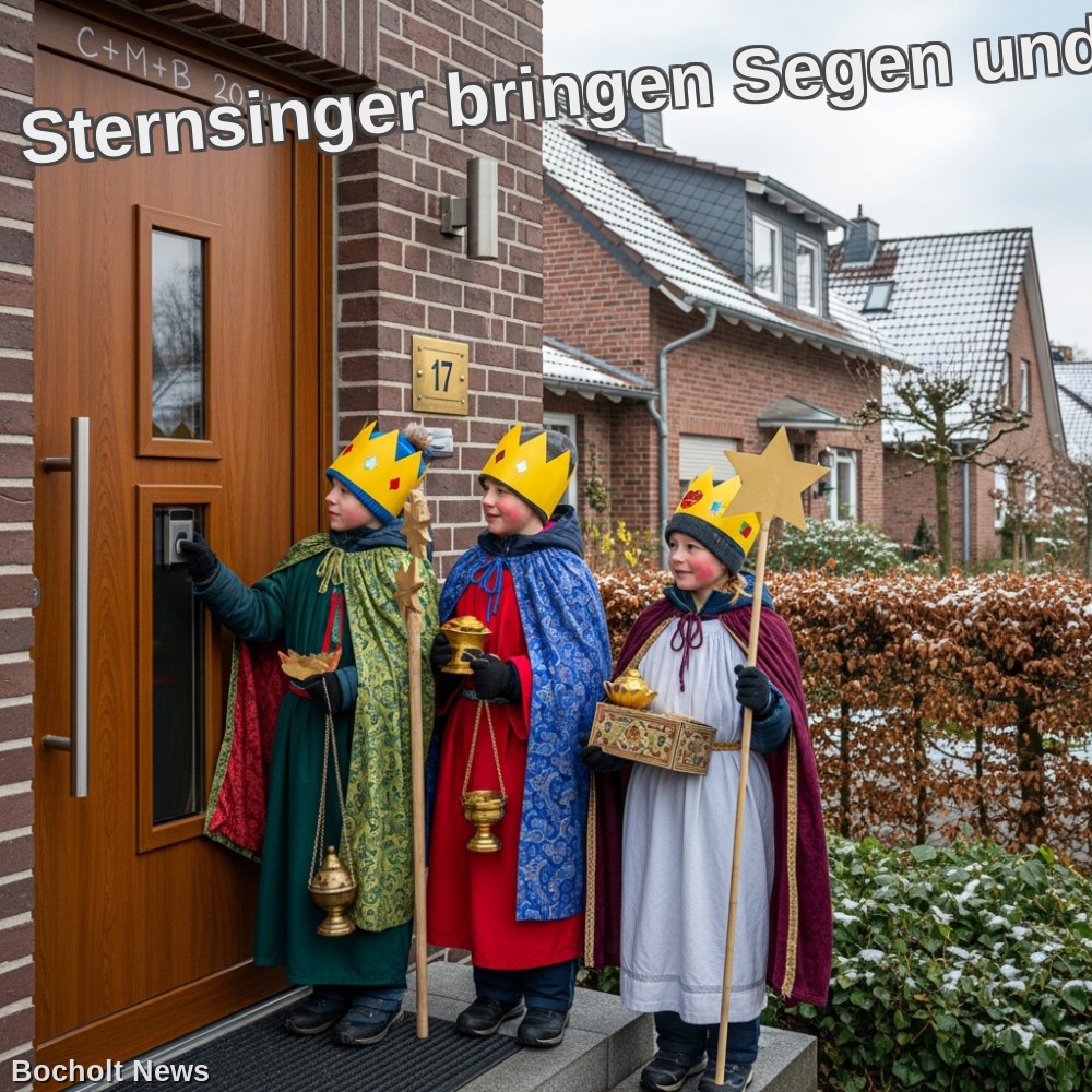 Trotz Winterwetter Unterwegs 131 Kinder Bringen Segen Und Sammeln Spenden