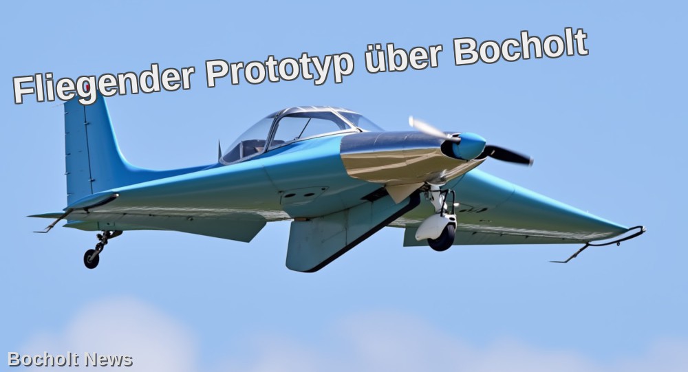 Vermeintliche Drohne über Bocholt entpuppt sich als futuristisches Kleinflugzeug