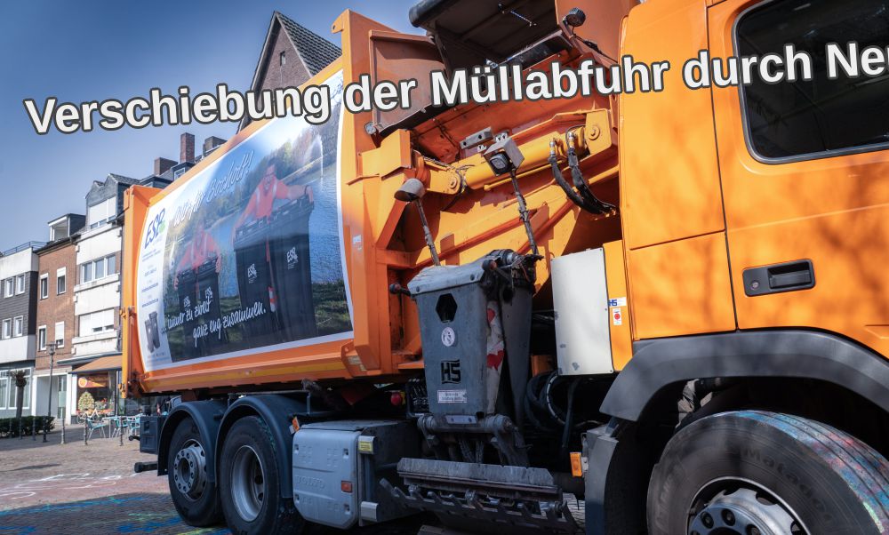 Verschiebung der Müllabfuhr durch Neujahr