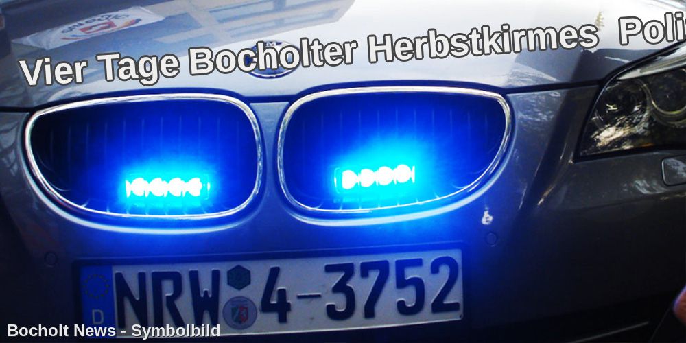 Vier Tage Bocholter Herbstkirmes  Polizei zeigt Präsenz