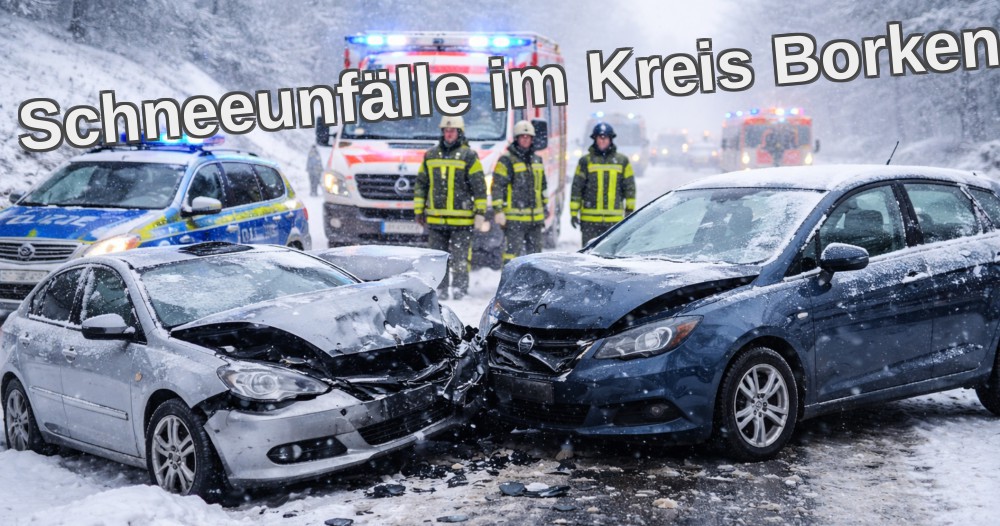 Zahlreiche Winter Unfaelle Im Kreis Borken
