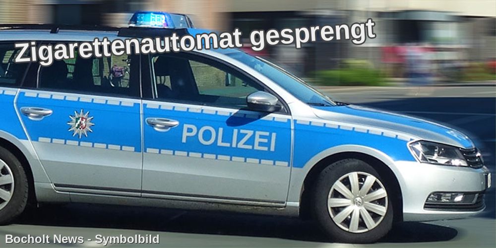 Zigarettenautomat gesprengt