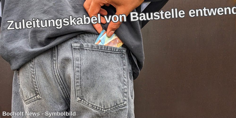 Zuleitungskabel von Baustelle entwendet
