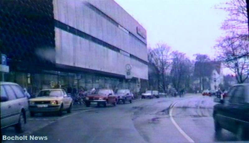 HISTORISCHES FOTO AUS BOCHOLT IM JAHR 1988 HAUPTEINGANG KARSTADT