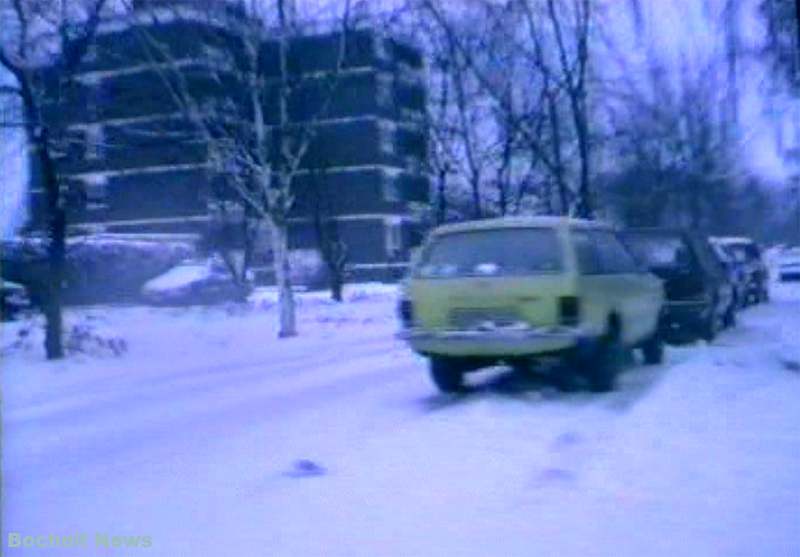 HISTORISCHES FOTO AUS BOCHOLT IM JAHR 1988 HERZOGSTRASSE IM WINTER ANSICHT 11