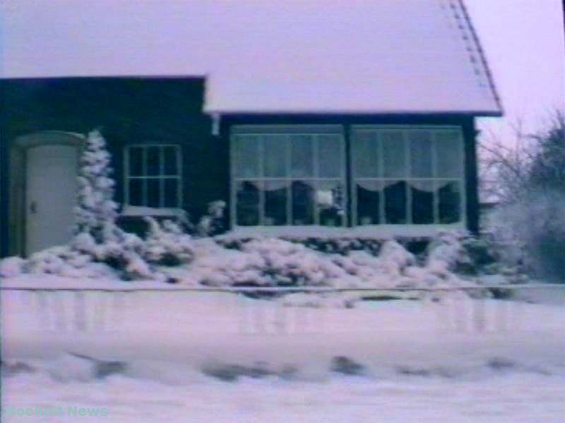 HISTORISCHES FOTO AUS BOCHOLT IM JAHR 1988 HERZOGSTRASSE IM WINTER ANSICHT 5