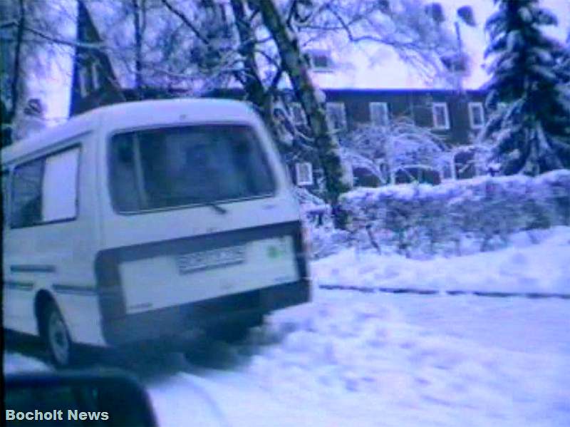 HISTORISCHES FOTO AUS BOCHOLT IM JAHR 1988 HERZOGSTRASSE IM WINTER ANSICHT 9