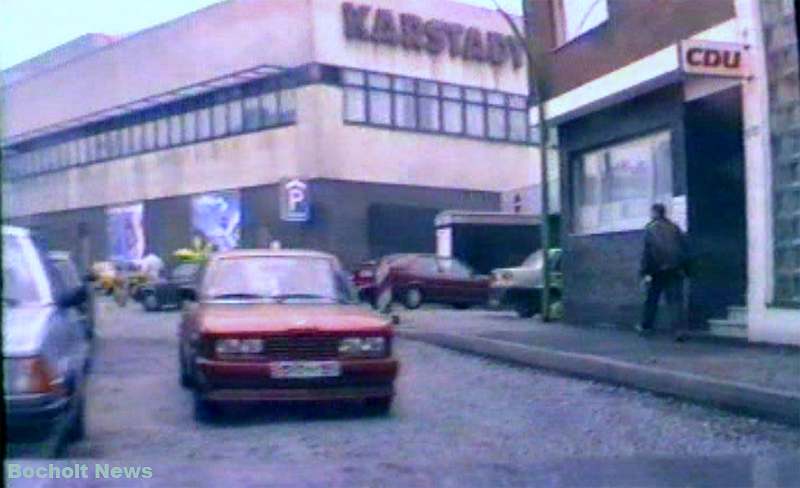 HISTORISCHES FOTO AUS BOCHOLT IM JAHR 1988 KREUZSTRASSE VOR KARSTADT ANSICHT 6