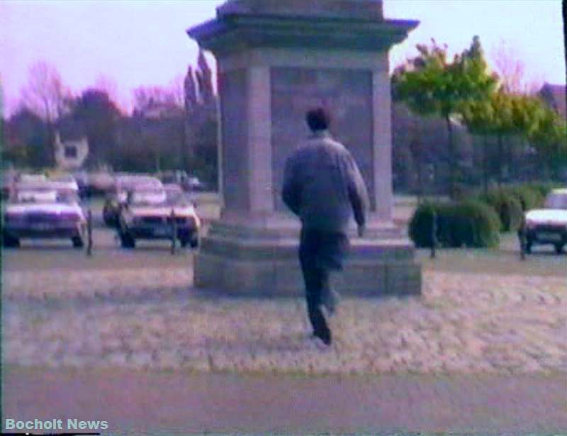 HISTORISCHES FOTO AUS BOCHOLT IM JAHR 1988 BERLINER PLATZ