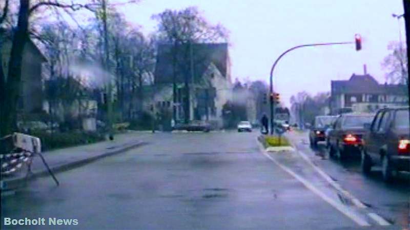 HISTORISCHES FOTO AUS BOCHOLT IM JAHR 1988 BLICK IN RICHTUNG CEAG KREUZUNG