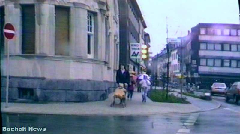 HISTORISCHES FOTO AUS BOCHOLT IM JAHR 1988 BLICK ZUR OSTERSTRASSE