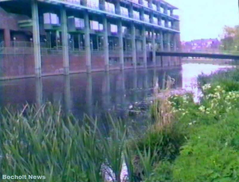 HISTORISCHES FOTO AUS BOCHOLT IM JAHR 1988 DAS NEUE STADTHAUS AN DER AA