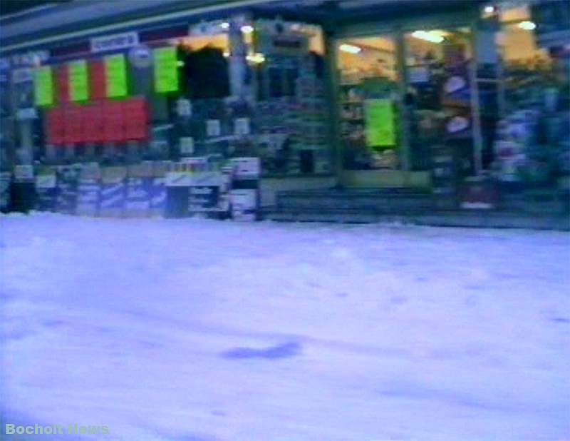 HISTORISCHES FOTO AUS BOCHOLT IM JAHR 1988 DINXPERLOER STRASSE IM WINTER ANSICHT 3