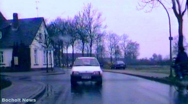 HISTORISCHES FOTO AUS BOCHOLT IM JAHR 1988 FELDER UND WIESEN AN DER HOHENZOLLERNSTRASSE