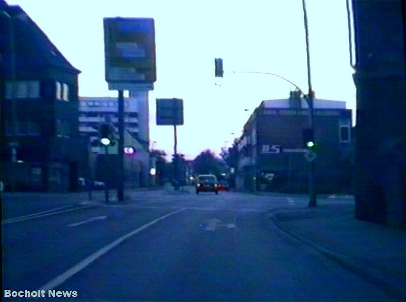 HISTORISCHES FOTO AUS BOCHOLT IM JAHR 1988 KREUZUNG NORDSTRASSE NORDWALL OSTWALL