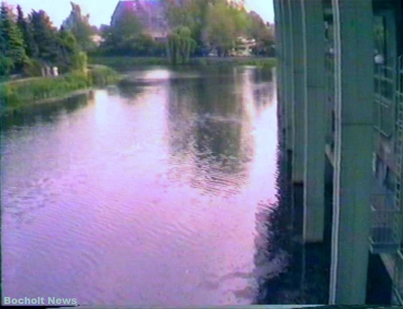 HISTORISCHES FOTO AUS BOCHOLT IM JAHR 1988 NEUE STADTHAUS MIT BLICK AUF DIE HEUTIGEN SHOPPING ARKADEN