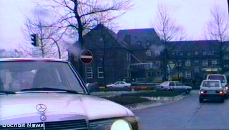 HISTORISCHES FOTO AUS BOCHOLT IM JAHR 1988 POSTGEBAEUDE AM STADTRING