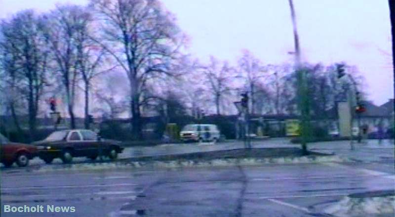 HISTORISCHES FOTO AUS BOCHOLT IM JAHR 1988 STADTRING MIT BLICK ZUM BAHNHOF