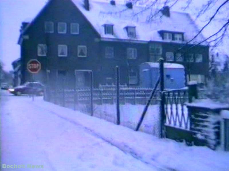 HISTORISCHES FOTO AUS BOCHOLT IM JAHR 1988 VICTORIASTRASSE IM WINTER ANSICHT 1