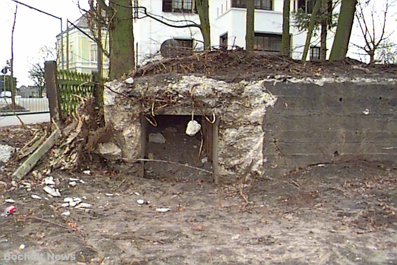 BOCHOLT IM JAHR 1998 FOTO 18 BUNKER AM SUEDWALL