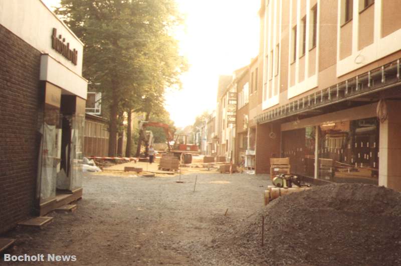 BOCHOLTER ANSICHTEN AUS DEN 80ER JAHREN FOTO 15 UMBAU DER REBENSTRASSE FUER C UND A