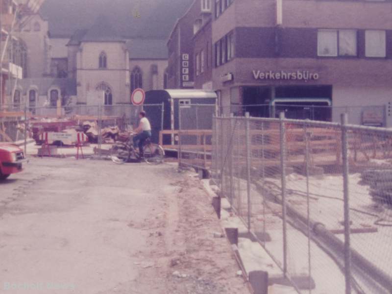 BOCHOLTER ANSICHTEN AUS DEN 80ER JAHREN FOTO 19 BAU CRISPINUSPLATZ