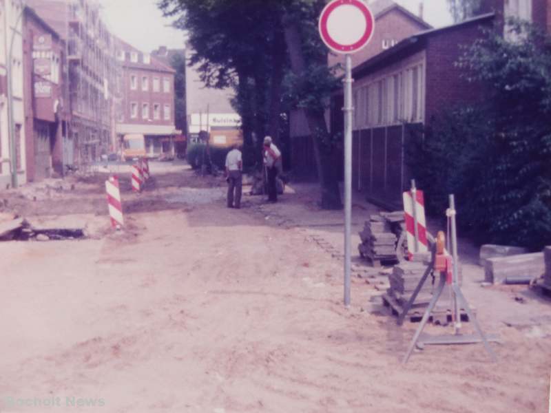 BOCHOLTER ANSICHTEN AUS DEN 80ER JAHREN FOTO 25 REBENSTRASSE MIT DIEPENBROCKSCHULE