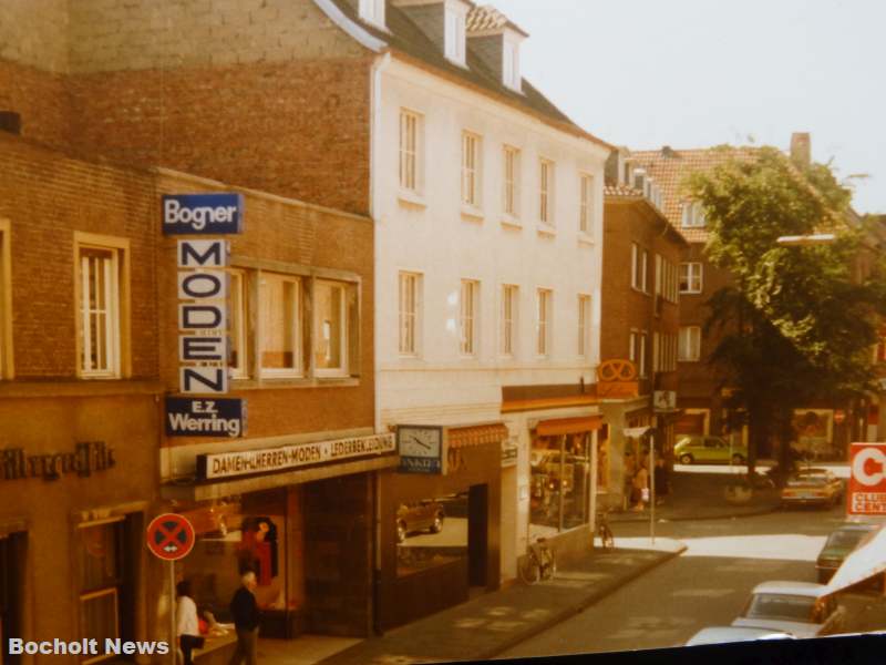 BOCHOLTER ANSICHTEN AUS DEN 80ER JAHREN FOTO 45 GESCHAEFTE AUF DER NORDSTRASSE