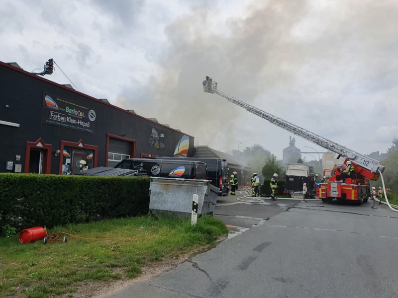 Bocholt News Großbrand in Barlo Fenster und Türen