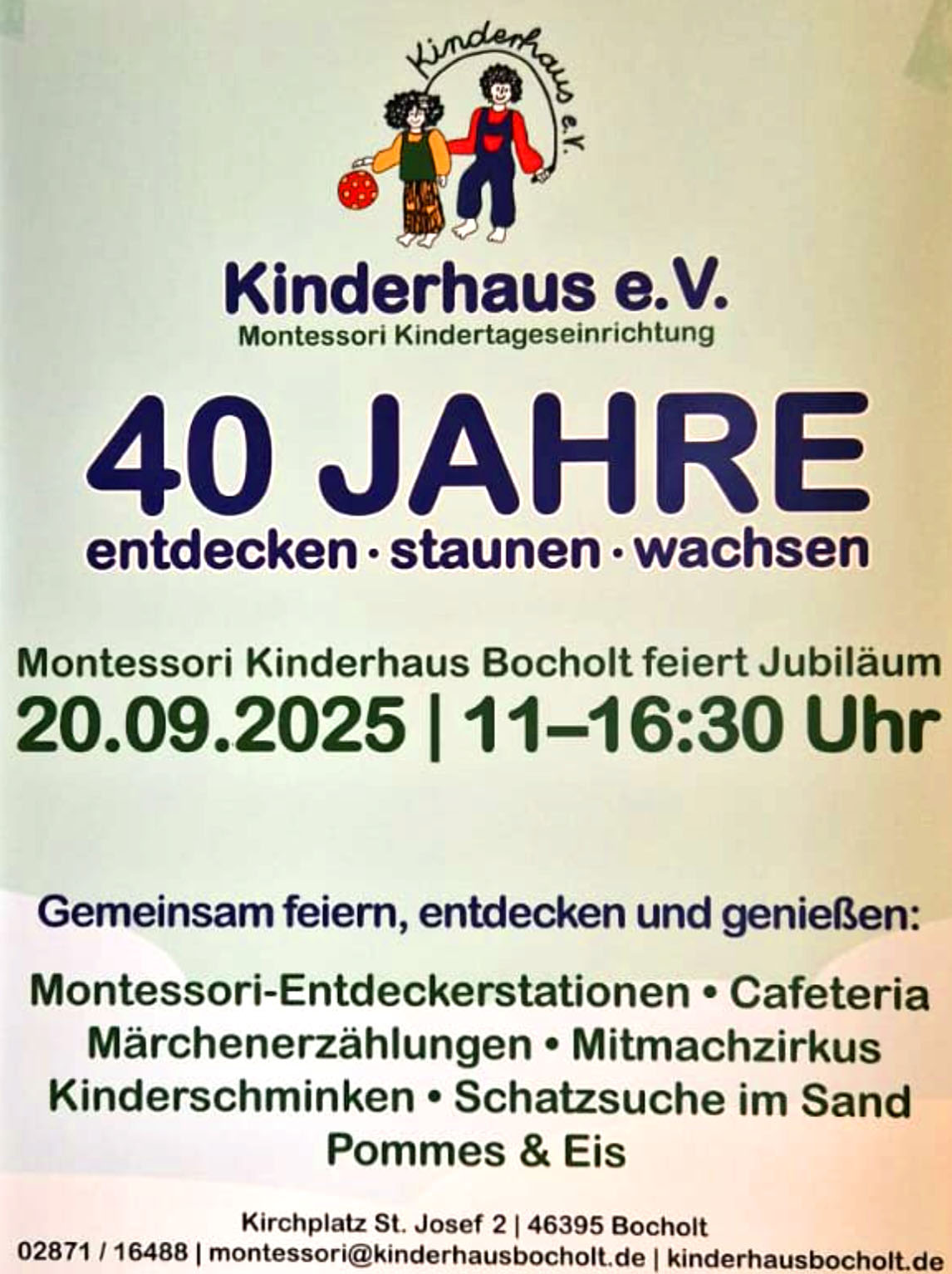 40 JAHRE KINDERHAUS BOCHOLT