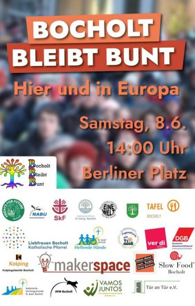 BOCHOLT BLEIBT BUNT AM 08 06 2024 AM BERLINER PLATZ