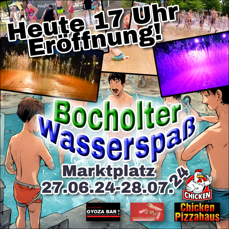 BOCHOLTER WASSERSPASS EROEFFNUNG UM 17 UHR