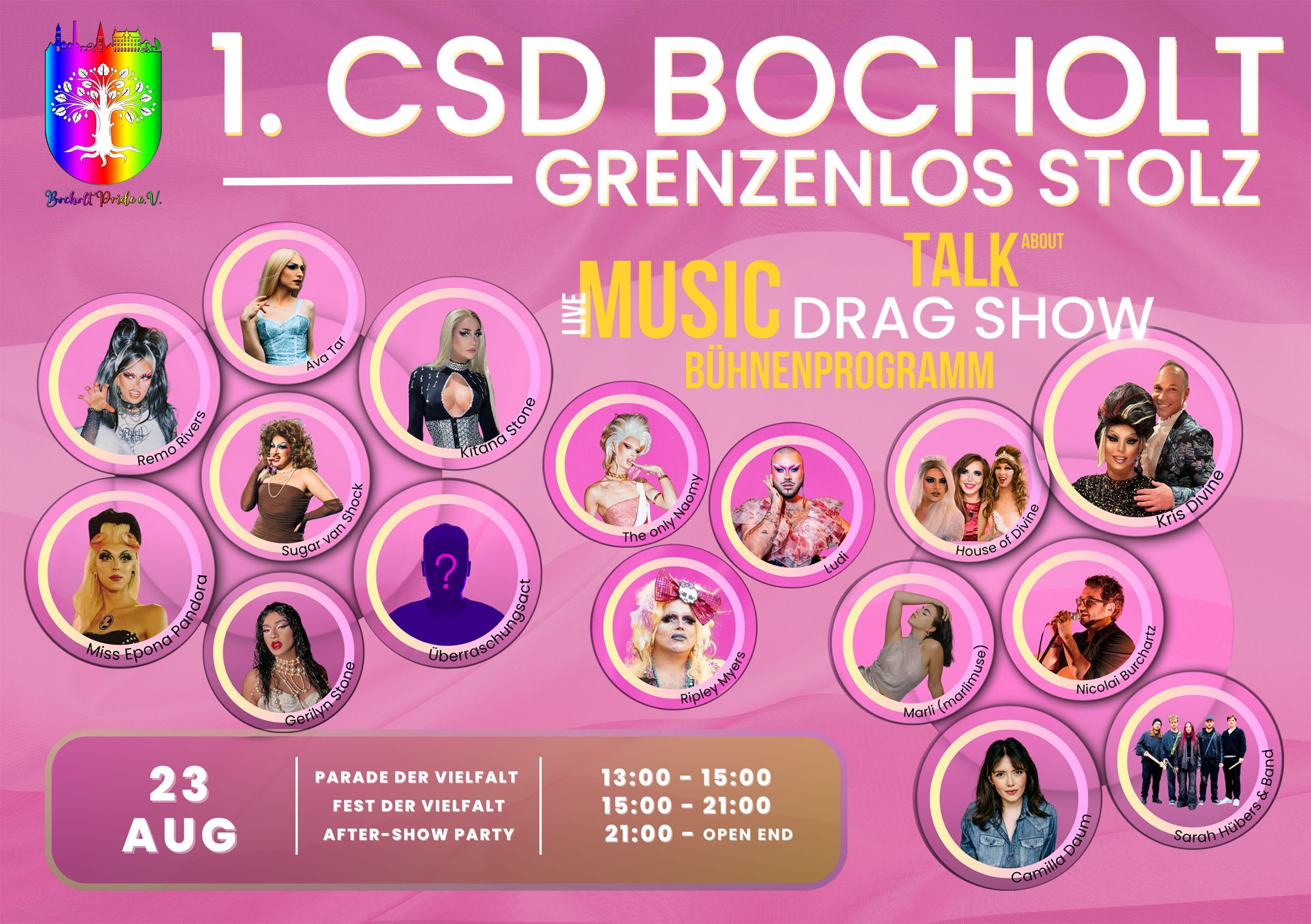 ERSTER CHRISTOPHER STREET DAY IN BOCHOLT