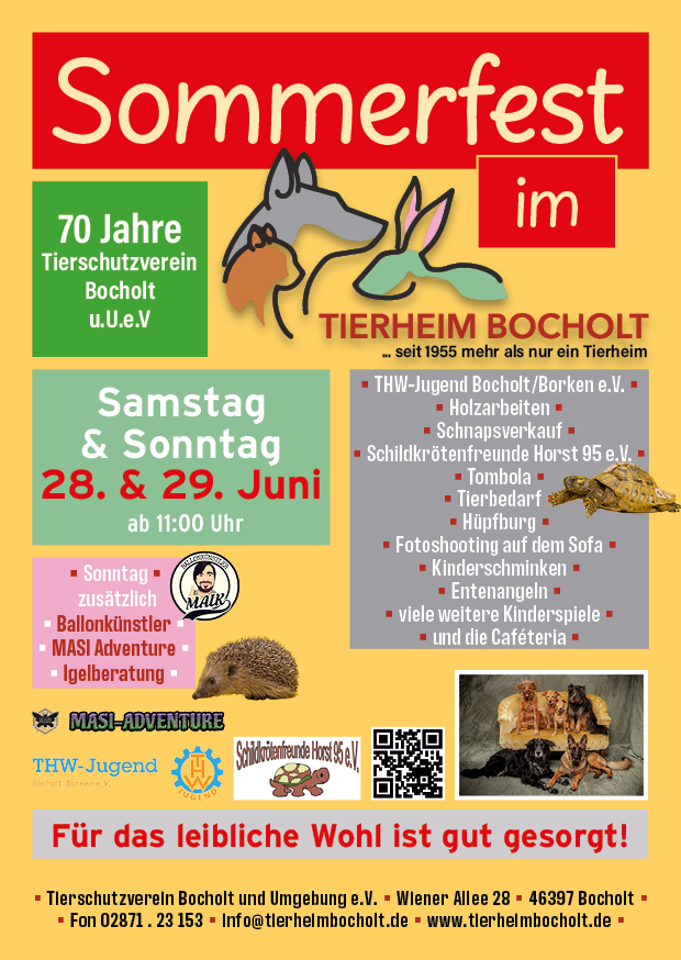 SOMMERFEST 2025 TIERHEIM BOCHOLT