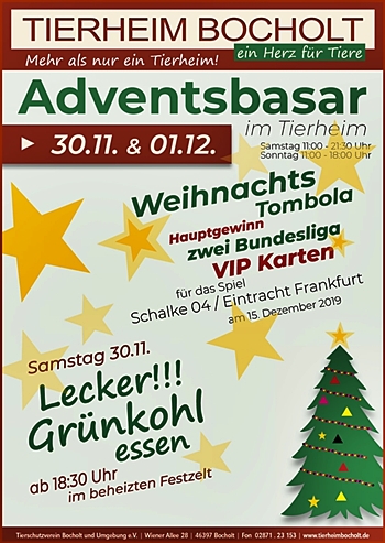 ADVENTSBASAR 2019 IM TIERHEIM BOCHOLT