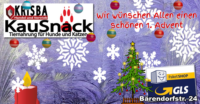 KRISBA KAUSNACK WUENSCHT EINEN SCHOENEN 1 ADVENT 2019