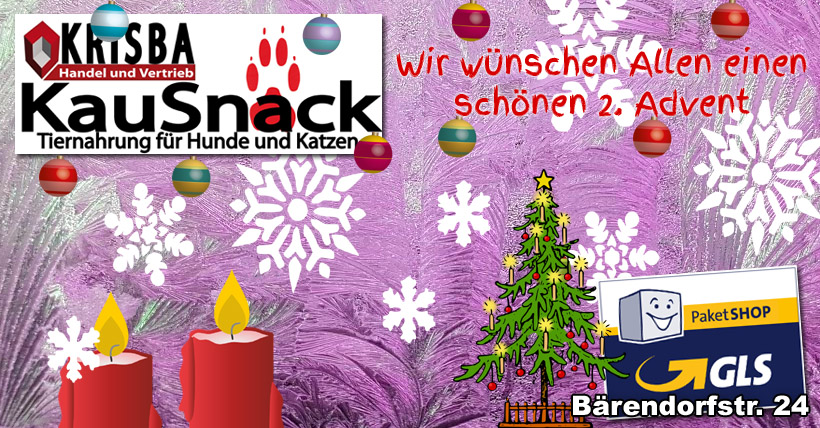 KRISBA KAUSNACK WUENSCHT EINEN SCHOENEN 2 ADVENT 2019