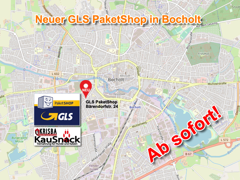 NEUER GLS PAKETSHOP IN BOCHOLT