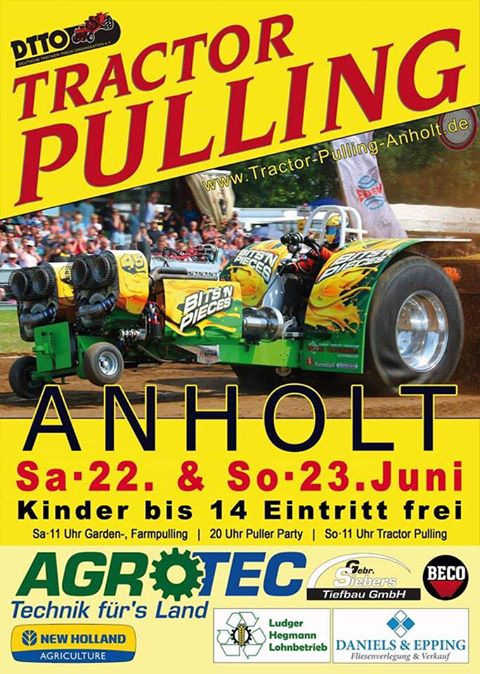 TRACTOR PULLING JUNI 2019 IN ANHOLT